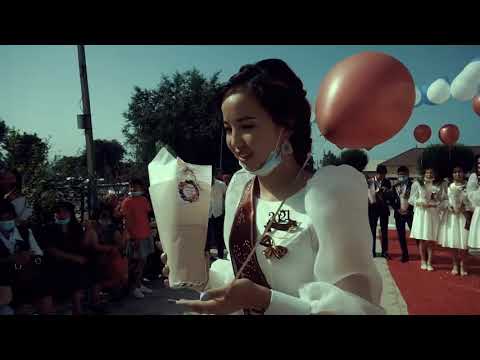 Видео: Байзақ ауданы "Юрий Гагарин" мектебінің 2021 жылғы түлектерінің соңғы қоңырау кеші