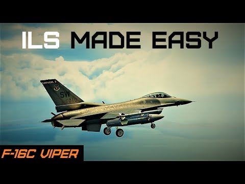 Видео: Система посадки по приборам | DCS F-16C