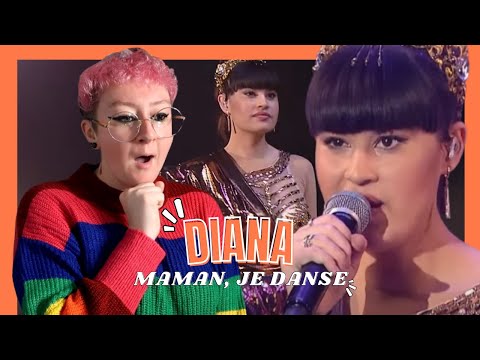Видео: Диана Анкудинова - Мама, я танцую (Стерео) @ Шоумаскгоон, 2 тур (новая музыка) REACTION (french)🇧🇪