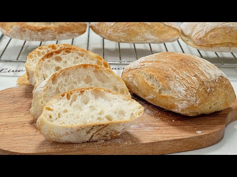 Видео: Не нужно замешивать! НЕТ Охлаждать на ночь! Самый быстрый и вкусный хлеб!