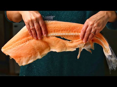 Видео: Це краще, що можна зробити з ХРЕБТАМИ ЛОСОСЯ! Обов'язково спробуйте!