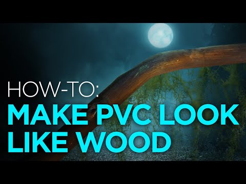 Видео: Сделайте ПВХ похожим на дерево
