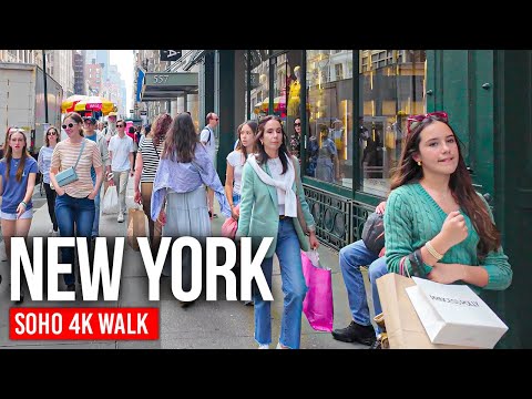 Видео: НЬЮ-ЙОРК 🇺🇸 От СоХо до Вест-Виллидж | Чугунные улицы, Бродвей и очарование NYC | Пеший тур 4K