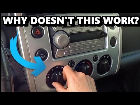 Видео: Как проверить и заменить электродвигатель вентилятора и резистор | Нет помощи отопителя или конди...