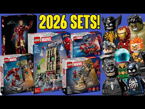 Видео: ПЕРВЫЙ ВЗГЛЯД: официально представлены наборы LEGO Marvel 2026 года (набор SPIDER-MAN 3!)