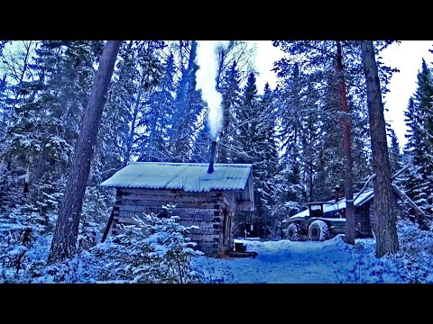 Видео: 🏕С БАТЕЙ НА КОРДОН/6 ДНЕЙ В ЛЕСУ/Ноябрь 2020г.Приложения для навигации в лесу.Ремонт печи в избе. ч2