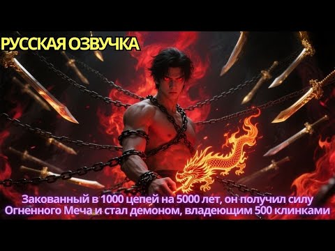 Видео: Закованный в 1000 цепей на5000лет он получил силу Огненного Меча стал демоном владеющим 500 клинками