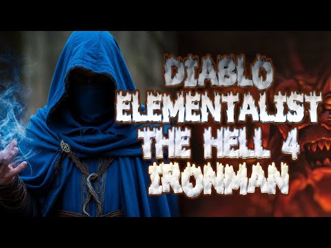Видео: Diablo THE HELL 4 [pre-alfa] ☩ Элементалист хардкор айронмэн