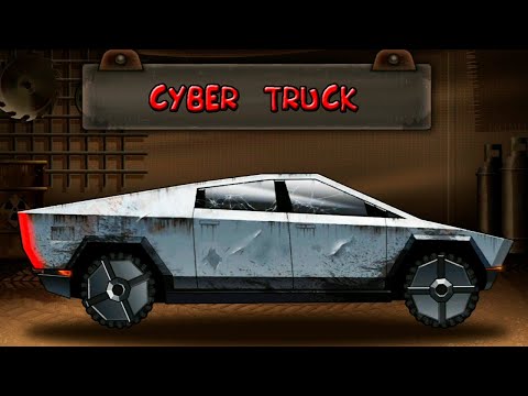 Видео: ЭТАП 9 КИБЕРТРАК ТЕСЛА ZOMBIE Hill Racing прохождение игры про машины против зомби на андроид.