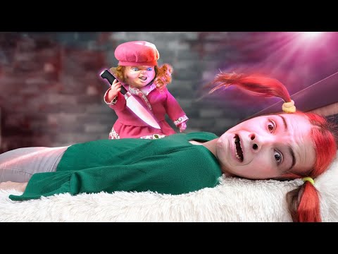 Видео: Страшная страшилка 6. Злая кукла перехитрила Вредину