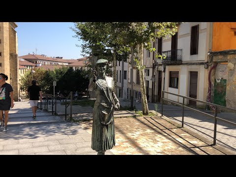 Видео: Испания. Ирун. Воскресная прогулка по городу.