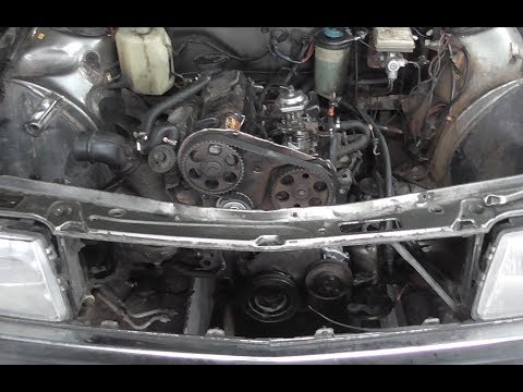 Видео: Геморой. Ауди 100 свап 1.6 TD часть #2