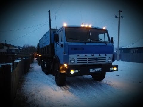 Видео: Рейс за щебнем. Дальнобой. Камаз.