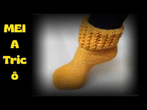 Видео: ВЫ УЖЕ СДЕЛАЛИ ЭТОТ ПРОСТОЙ И ТЕПЛЫЙ ВЯЗАНЫЙ НОСОК?