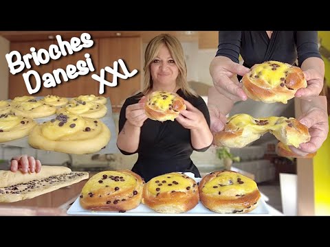 Видео: БРИОШИ DANESI XXL со сливками и шоколадом ОЧЕНЬ МЯГКИЕ