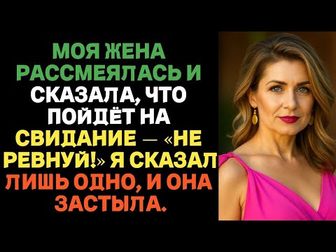 Видео: Жена рассмеялась и сказала, что идёт на свидание. Я сказал одно слово — и она онемела. Измена жены.