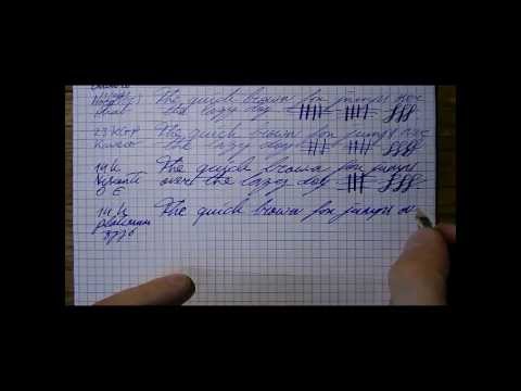 Видео: Материалы перьев: золото лучше стали?