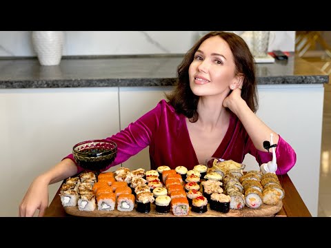 Видео: Сегодня я буду много умничать😉 | роллы без суши | rolls and sushi | Мукбанг