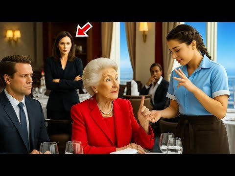 Видео: Скромная официантка обслужила ГЛУХУЮ мать миллионера — и её СЕКРЕТ оставил всех БЕЗ СЛОВ