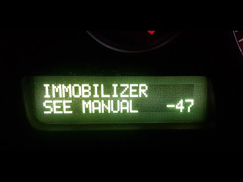 Видео: Immobilizer see manual - ошибка на Volvo S60 1, и её решение