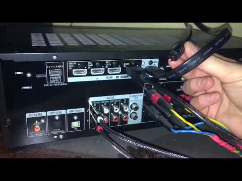 Видео: Обзор ресивера Sony STR-DH590. Часть 3 (Коммутация и настройка)