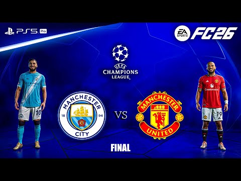 Видео: ФК 26 - Манчестер Сити против Манчестер Юнайтед - Финал Лиги чемпионов 25/26. Полный матч | PS5™ ...