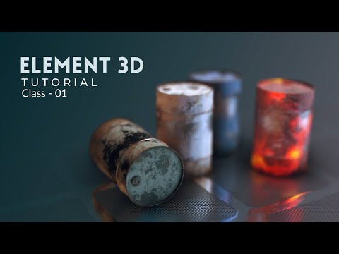 Видео: Учебник Element 3D | Учебник After Effects | класс - 01
