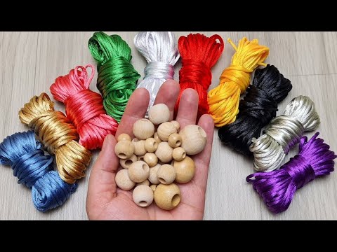 Видео: 😉 ЭТО БЫЛО ТАК МИЛО👌 ВЫ ПОСМОТРЕЛИ, ЧТО Я СДЕЛАЛА С ДЕРЕВЯННЫМИ БУСИНАМИ И НИТЬЮ FLASH.