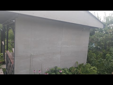 Видео: Облицовка стен шифером через 10 лет. Альтернатива ОСБ.