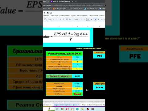 Видео: Завършен Калкулатор за Оценка на Акции 4?
