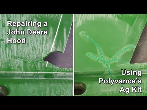 Видео: Ремонт капота John Deere - 5213 сельскохозяйственный ремкомплект