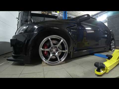 Видео: Advan Racing RG2 R18 9j ET+25 на Lancer X