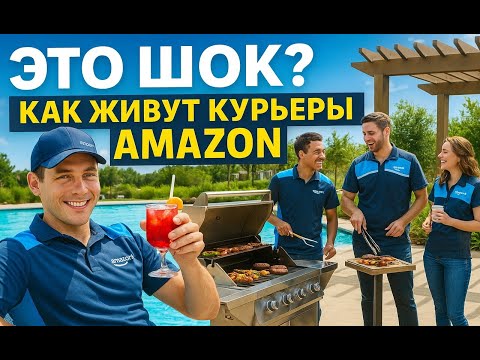 Видео: Это ШОК?!  Как живут водители курьеры Амазон в Германии