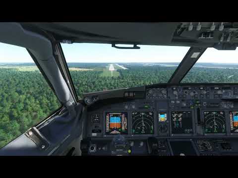 Видео: Посадка в Аэропорту Минска || B737-800NG || Vatsim Event