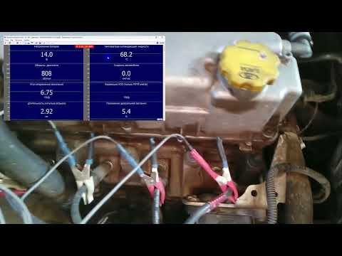 Видео: Лада Гранта с двигателем 11182. Пропуски воспламенения / Lada Granta with engine 11182. Misfires.