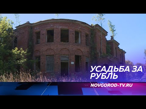 Видео: В Новгородской области предлагают купить усадьбу всего за один рубль