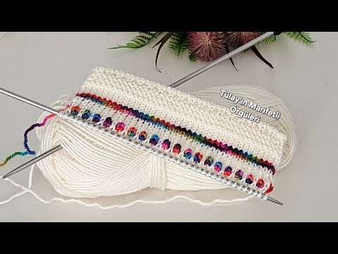 Видео: Красочная схема вязания спицами 🌈 Схема вязания жилета, свитера, кардигана и шарфа-шапки