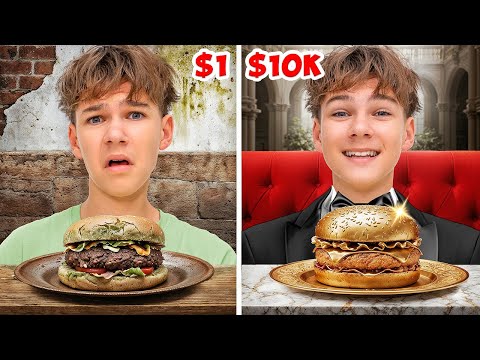 Видео: Бургер за $1 против Бургера за $10.000!