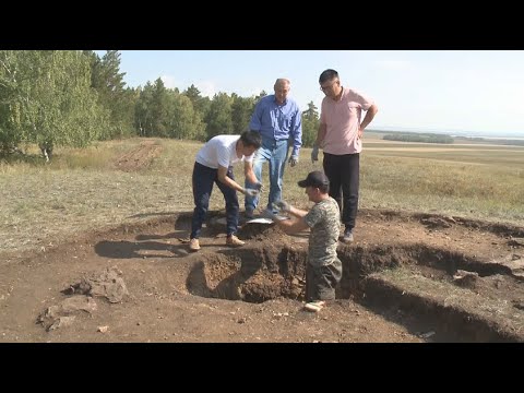 Видео: Ақмола облысында сақ жауынгерінің бейіті табылды