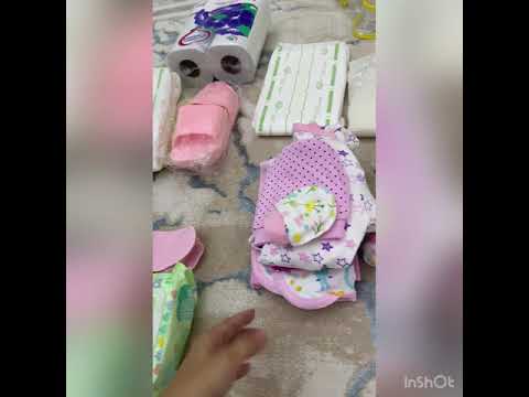 Видео: Сумка в роддом 2021 год. Казахстан город Караганда.