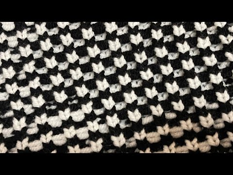 Видео: Жаккард с лестничной спинкой на Brother KH-260/270