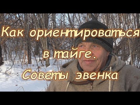 Видео: Ориентирование в тайге. Советы старого охотника эвенка