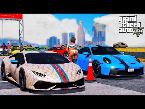 Видео: РЕАЛЬНАЯ ЖИЗНЬ В GTA 5 - ЛАМБА ГУЧЧИ ПРОТИВ ПОРША 911! ВЫИГРАЛ 50.000$ В УЛИЧНЫХ ГОНКАХ! 🌊ВОТЕР