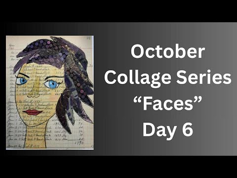 Видео: Октябрьская серия коллажей «Лица» — день 6