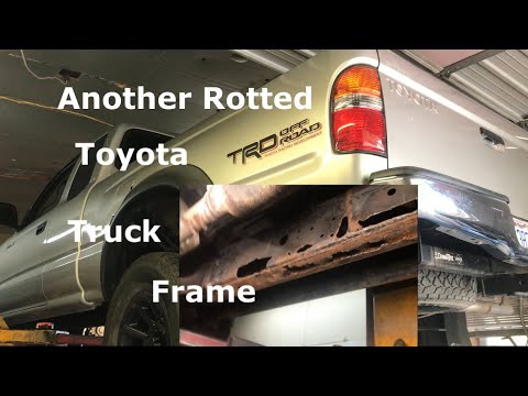 Видео: Еще один ремонт ржавой рамы Toyota