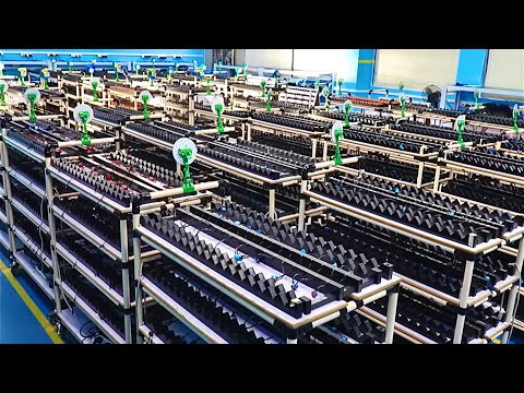 Видео: Процесс производства уличных фонарей высокой интенсивности на китайских заводах