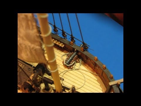 Видео: Шхуна "Полоцк". Такелаж Часть13.