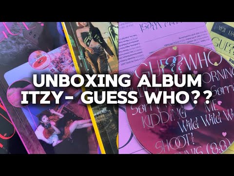Видео: 🎱|распаковка альбомов Itzy- Guess Who??|🎱 Unboxing Album Itzy-Guess Who??