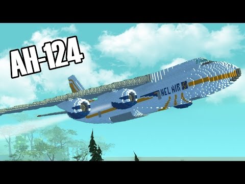 Видео: SCRAP MECHANIC - Самолёт АН-124 [Обзор][Глюк в гостях]