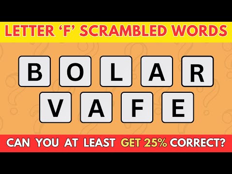 Видео: Игры в слова (9 букв) | 20 слов, начинающихся на букву «F» | Викторина «Угадай слово»